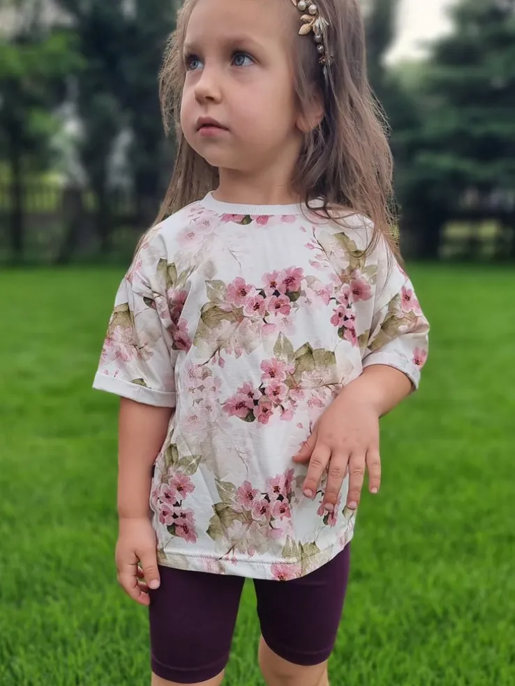 T-shirt dziecięcy letni ogród