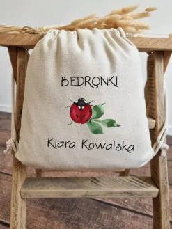 Worek dla dziecka grupa biedronki + imię