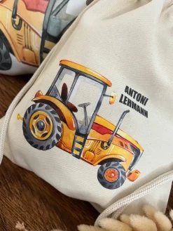 Worek dla dziecka traktor + imię