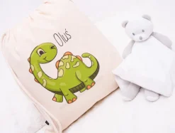 Worek z dinozaurem i imieniem